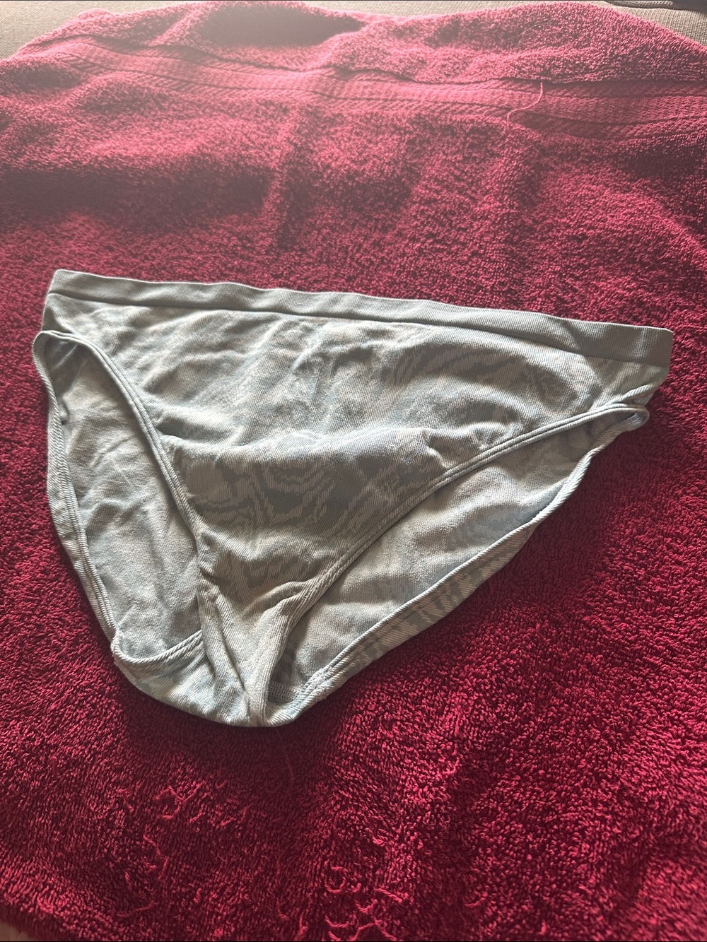 NWOT Gray Cotton Bikini Briefs - Classic Comfort